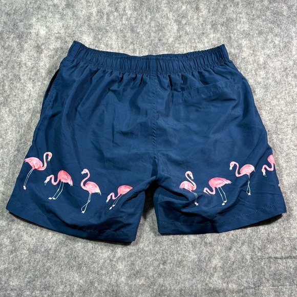 Franks Other - Franks Mens Multicolor Flamingo Adjustable Waist Swim Shorts Size MD‎